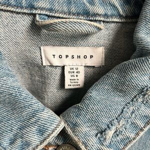 Topshop oversized jean jacket